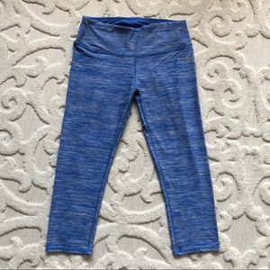 RBX | Blue Striped Capri Leggings